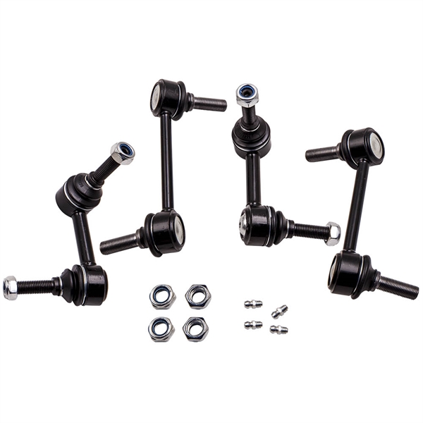 4x Front&rear Sway Bar Link Kit For Ascender Bravada Envoy Trailblazer Rainier