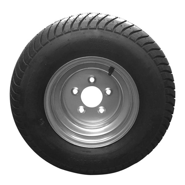 One tire 20.5x8.0-10-5LUG 6PR P825   Silver RIM