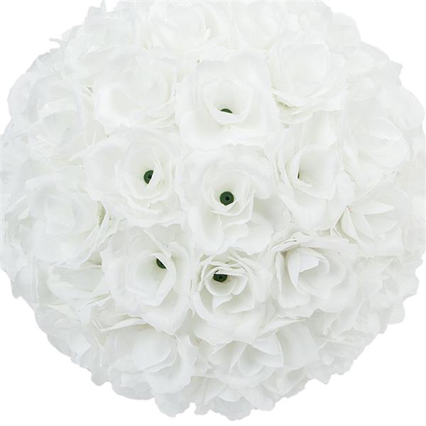 10Pcs 25CM Flower Balls Wedding Decoration White