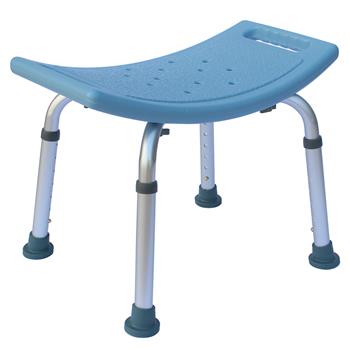 Heavy Type Adjustable Aluminum Alloy Old People Shower Chair Bath Chair CST-3011 Blue