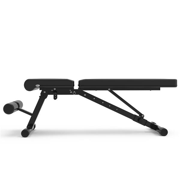 Adjustable Fitness Foldable Dumbbell Bench for Home Multi-Function Black