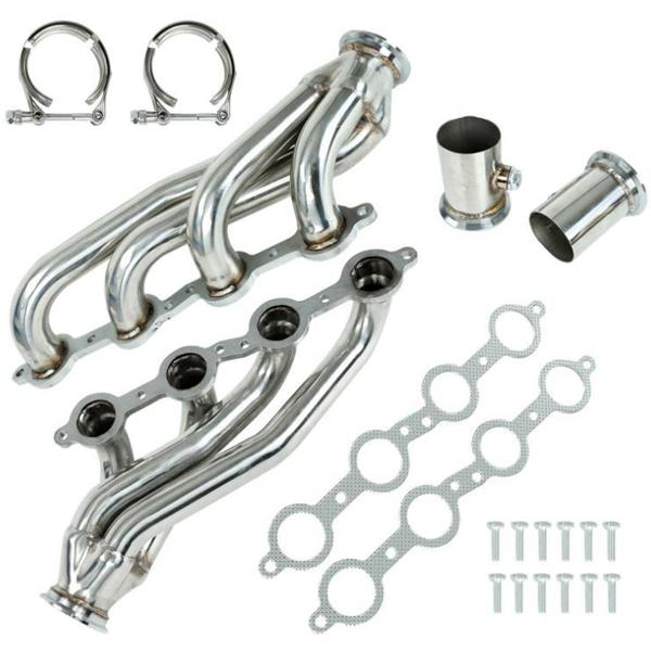 Exhaust system for Chevy GMC 60-86 C-10 LS Truck Headers LS1 LS2 LS3 LS6 LS9