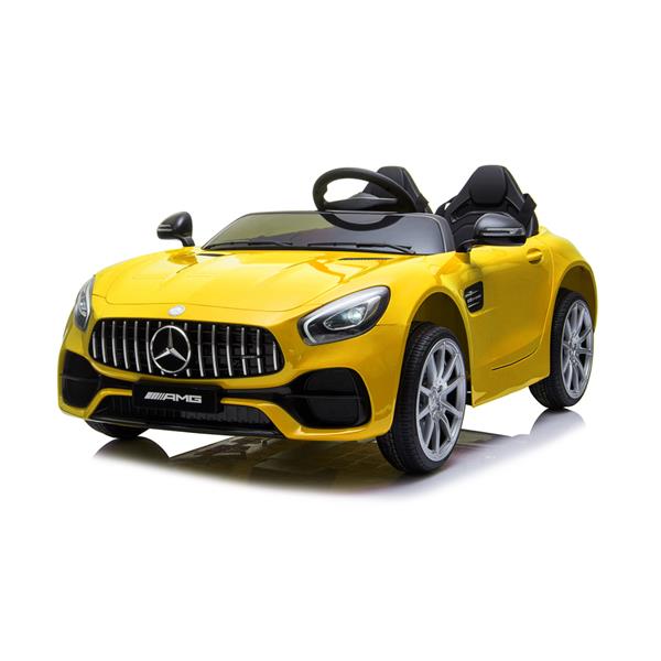 BENZ GT Car LZ-920 Dual Drive 35W*2 Battery 12V 2.4G Remote Control Yellow