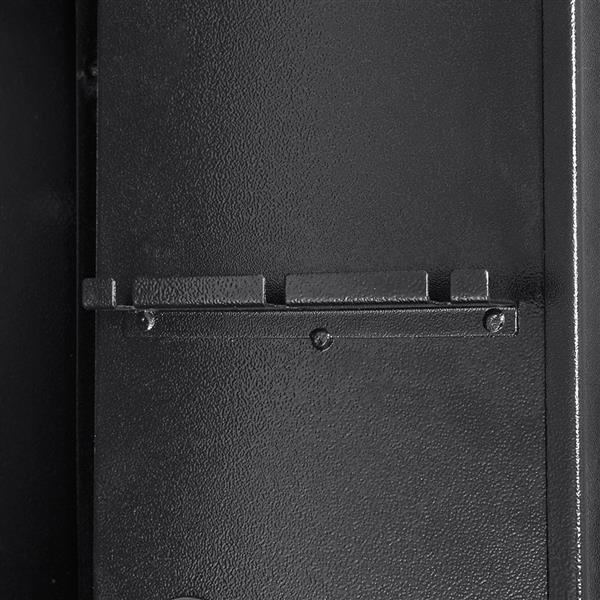 Can Hold 5 Rifles Code Depository Security  Gun Cabinet / Safe-Black