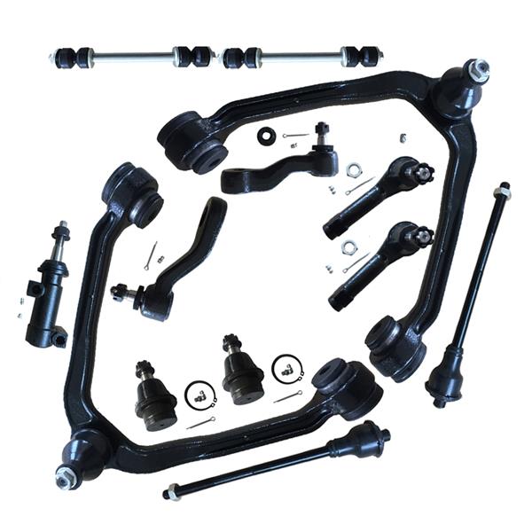 13pcs Complete Control Arm Front Suspension Kit for 02-06 CADILLAC 99-07 CHEVROLET/GMC