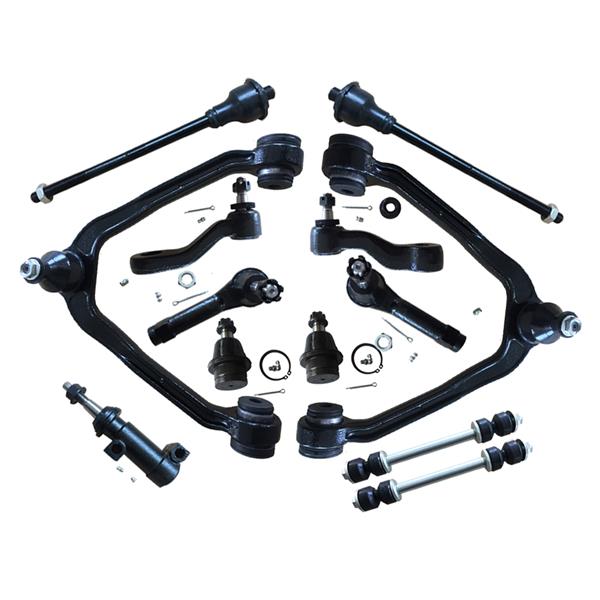 13pcs Complete Control Arm Front Suspension Kit for 02-06 CADILLAC 99-07 CHEVROLET/GMC