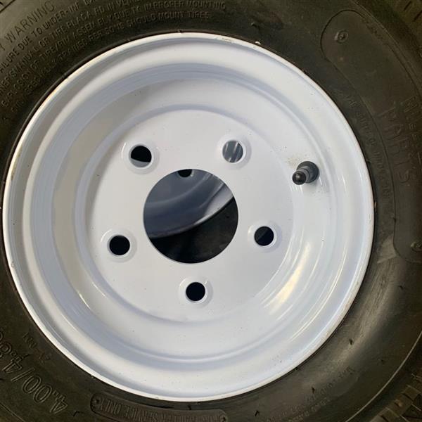 Two tire 4.80-8(5lug) 6PR P819 White rim