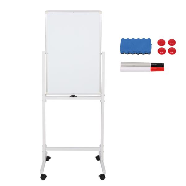 120x60cm Vertical Mobile Double-Sided Whiteboard