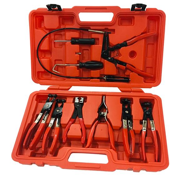 9Pc Hose Clamp Removal Pliers Kit Set