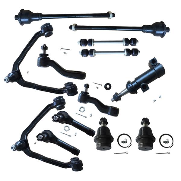 13pcs Complete Control Arm Front Suspension Kit for 02-06 CADILLAC 99-07 CHEVROLET/GMC