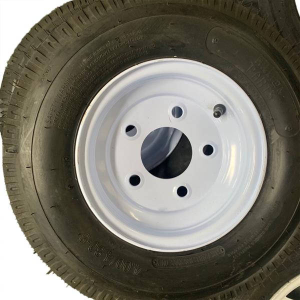 Two tire 4.80-8(5lug) 6PR P819 White rim