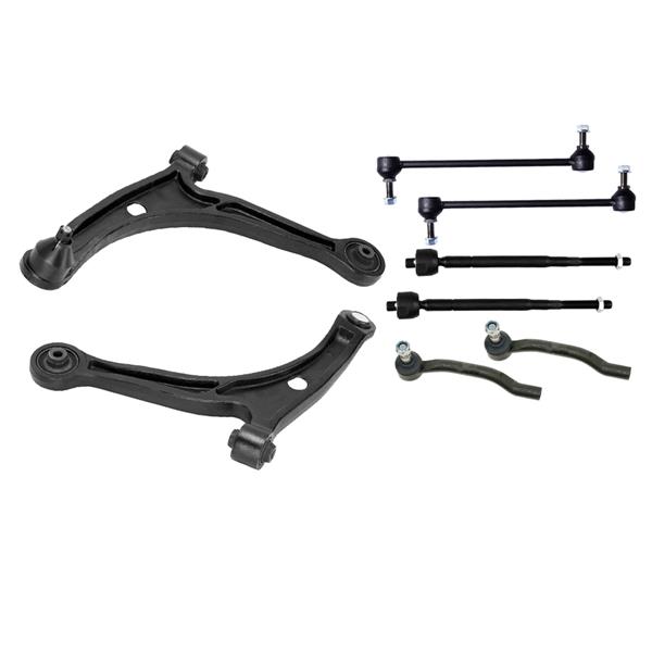 8pc Control Arm Set is Suitable for Acura MDX From 2001 To 2006 and Honda Pilot From 2003 to 2005