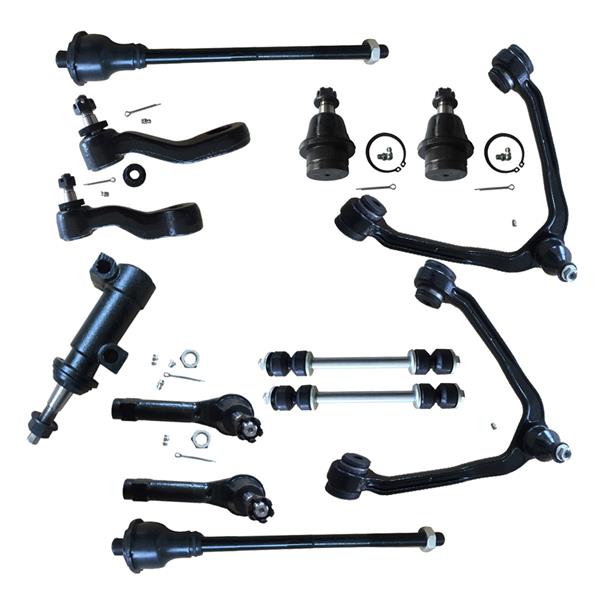 13pcs Complete Control Arm Front Suspension Kit for 02-06 CADILLAC 99-07 CHEVROLET/GMC