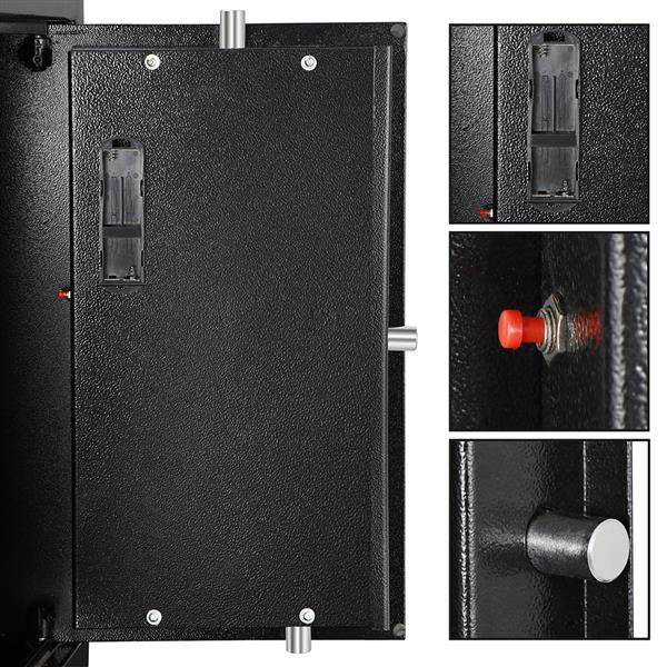 Electronic Code Depository Security Safe Black