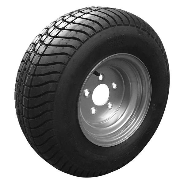 One tire 20.5x8.0-10-5LUG 6PR P825   Silver RIM