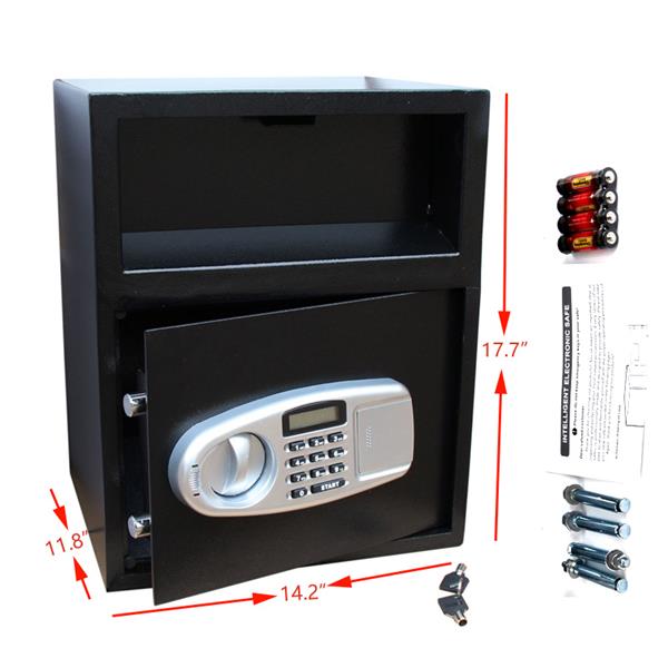 450x360x300mm Deliver Type Digital Keypad Safe Black