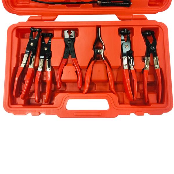 9Pc Hose Clamp Removal Pliers Kit Set