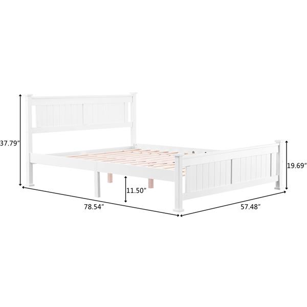 PWB-005 Cap Vertical Bed White Full