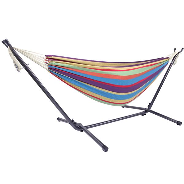 Hammock Set (Hammock Frame   Small Color Bar Hammock) Natural Rope