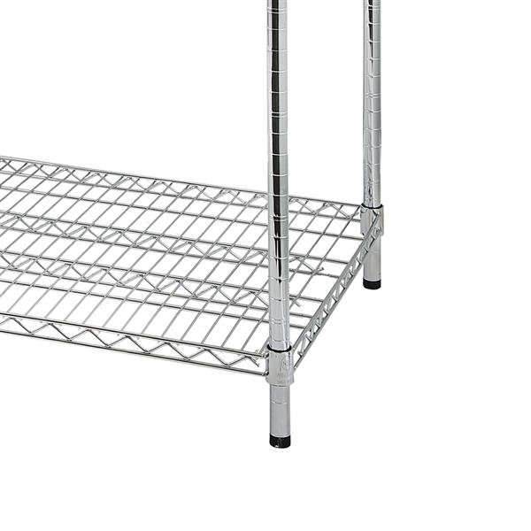 4-Shelf Wire Shelving Unit