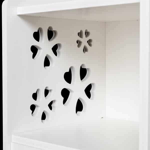 Ban on Amazon-Walmart platform salesKtaxon Bathroom Storage Shelf 3-tier Bathroom Storage Cabinet with Trash Can (White)