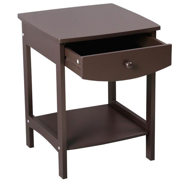 Coffee Side Table with Two Drawers ZT023 Coffee