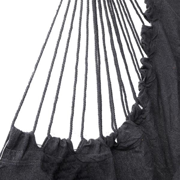 1.5*1.2m Tassel Plus Pillow Hanging Chair Gray