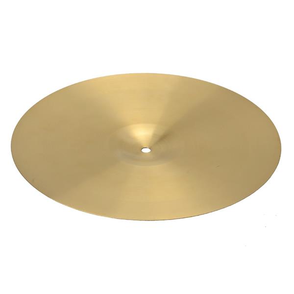 Professional 18" 0.8mm Copper Alloy Ride Cymbal for Drum Set Golden