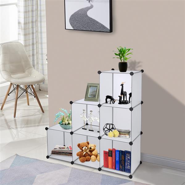 Cube Storage 6-Cube Closet Organizer Storage Shelves Cubes Organizer DIY Closet Cabinet White