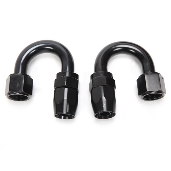 10AN 16-Foot Universal Black Fuel Pipe   10 Black Connectors