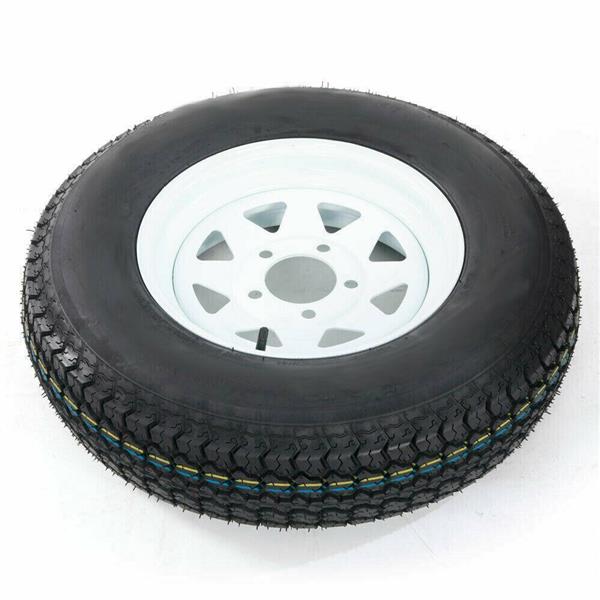 One tire ST175-80D-13-6-5LUG H188  White RIM