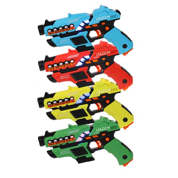 4 Small Laser Guns (Red/Yellow/Blue/Green)