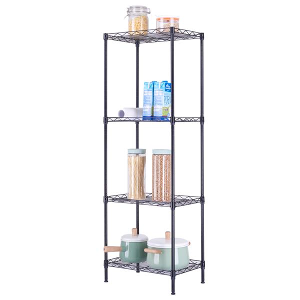 4-Tier Wire Shelving Unit Metal Storage Rack