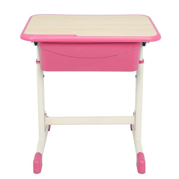 Adjustable Student Desk and Chair Kit Pink