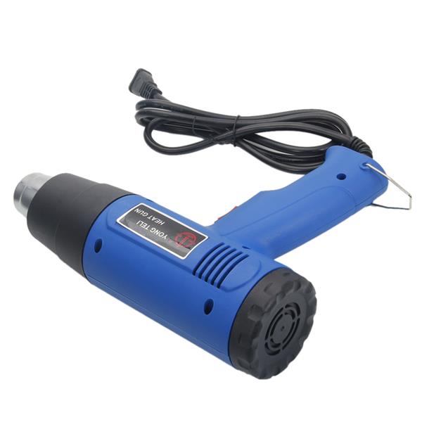 1500W 110V Dual-Temperature Heat Gun with 4pcs Concentrator Tips Blue