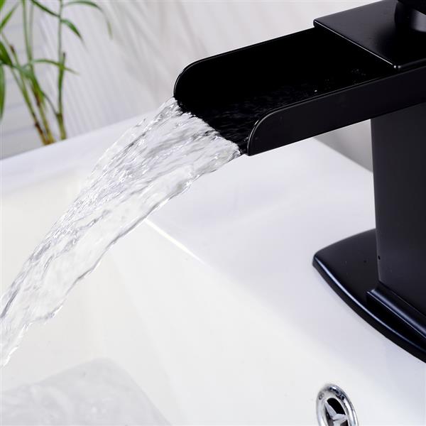 Bathroom Basin Faucet Waterfall Spout Sink Mixer Tap Oil Rubbed Bronze