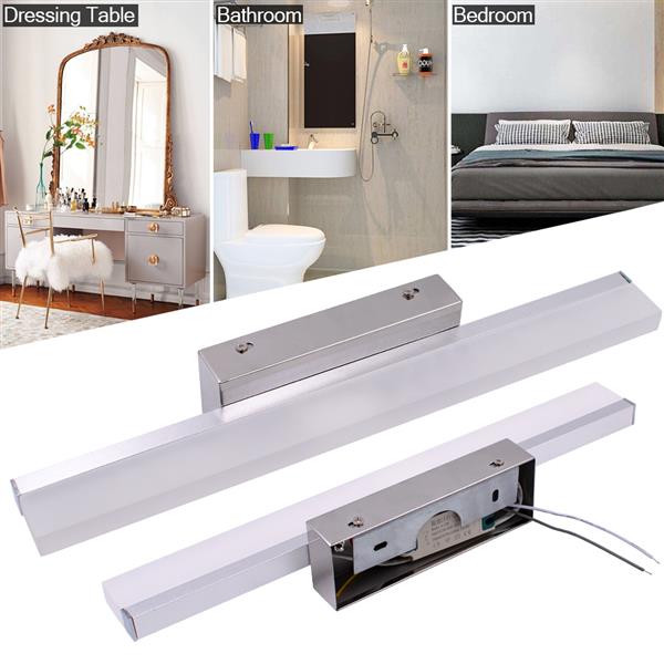 7W 40CM ZC001215 Bathroom Light Bar Silver White Light