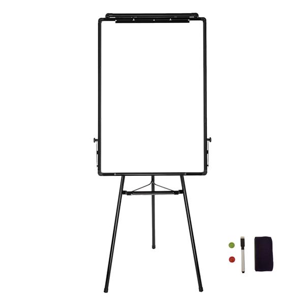 Single Sided Magnetic Dry-Erase Whiteboard with Shelf & Marker & Eraser & 2pcs Magnets 60*90cm