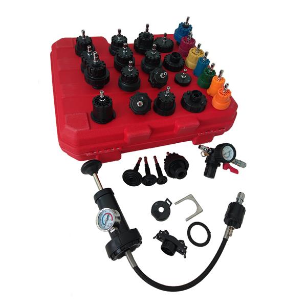 33Pcs Cooling System Radiator Pressure Tester Test Tool Kit