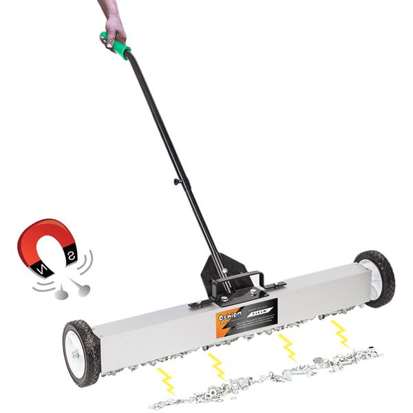 36" Magnetic Pick-Up Sweeper with Wheels