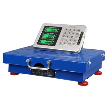 Leadzm 200KG/441lbs Wireless LCD Display Personal Floor Postal Platform Scale Blue