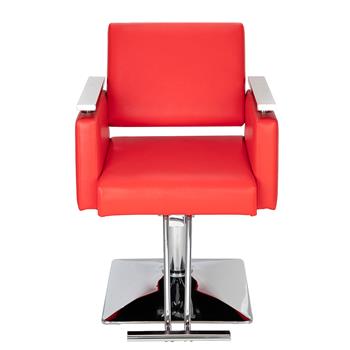 HC197R Square Base Boutique Hair Salon Special Hairdressing Chair Beauty Chair Red