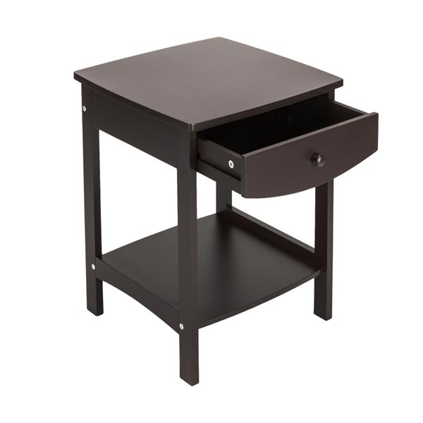 Coffee Side Table with Two Drawers ZT023 Coffee