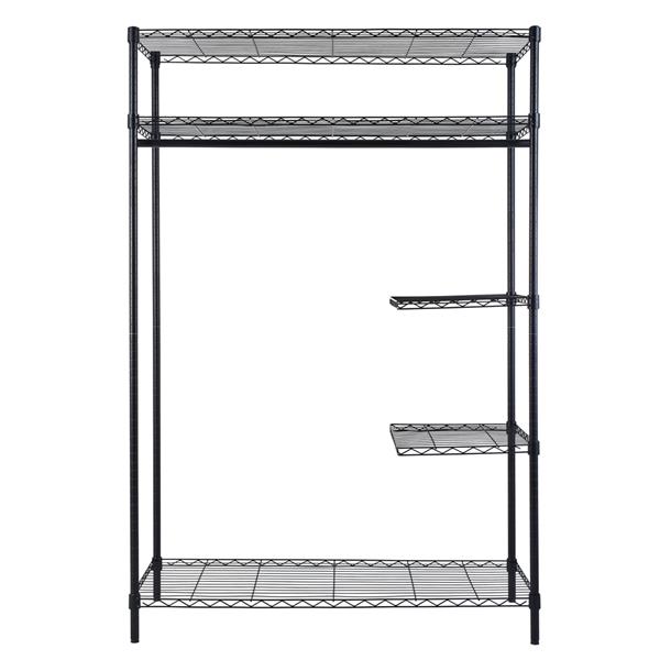 Heavy-Duty Wire Shelving Garment Rack