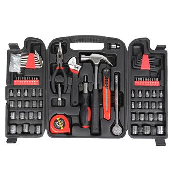 186pc Tool Set Black & Red
