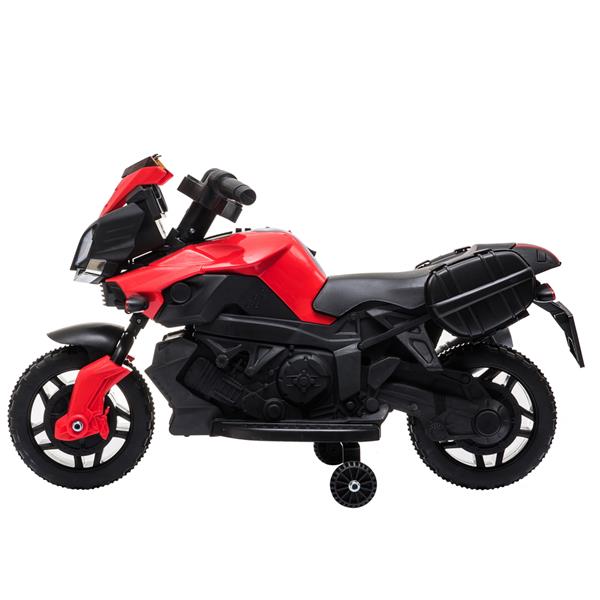 Kids Electric Motorcycle Ride-On Toy 6V Battery Powered w/ Music