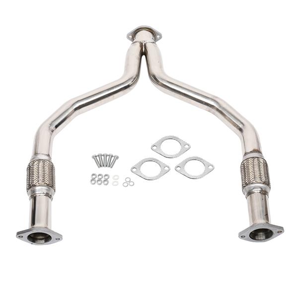 FOR 370Z Z34/G37 V36 VQ37VHR 08-16 STAINLESS RACING X/Y-PIPE/DOWNPIPE EXHAUST