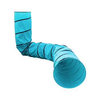 18\\' Agility Training Tunnel Pet Dog Play Outdoor Obedience Exercise Equipment Blue