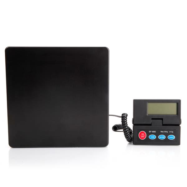 SF-890 50KG/1g Portable Plastic Electronic Scale Black