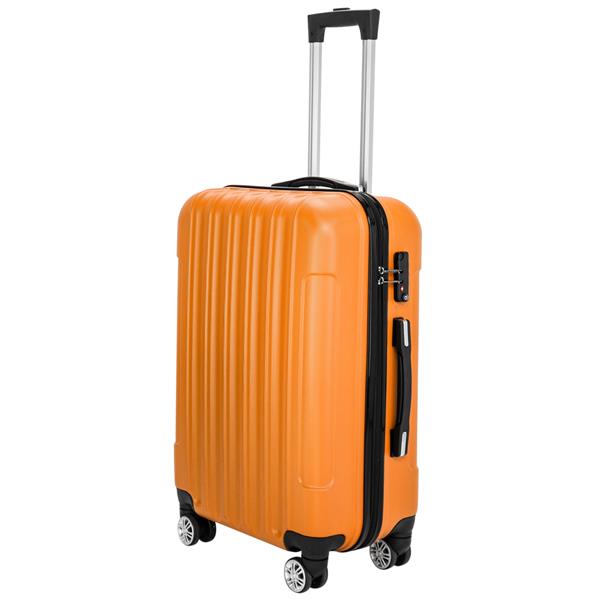 3-in-1 Multifunctional Large Capacity Traveling Storage Suitcase Luggage Set Orange
